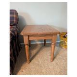 Square Oak End Table