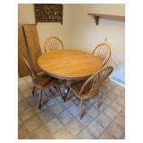 Oak Kitchen Table & Chairs