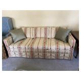 Vintage Satin Stripe Couch