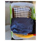 Tote of Sewing Fabric