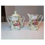 2pc Germany Porcelain Creamer Sugar