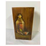 Hand Painted Wooden Knife Block