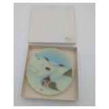#6 - 1982 Fenton Father/Son Christmas Tree Plate
