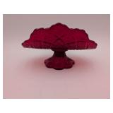 6:12 Westmoreland Ruby Glass Banana Bowl 1983