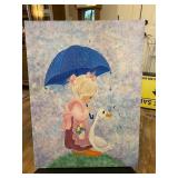 Christina Davis Precious Moments Original Painting