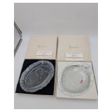 2pc Fostoria American Milestone Platters