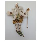 11:4 (2) Dept 56 Santa Bendy Santas