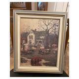 Lowell Davis Signed Print On Canvas