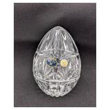 Czech Glass Lead Crystal Egg