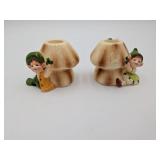 Pair Gorham Elf Candle Holders
