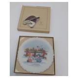 #8 - 1987 Fenton Kids Playing In Snow Plate