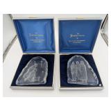 8A:1 Fostoria Nativity Scene Glass Displays
