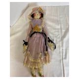 #15 Flapper Style Handmade Antique Cloth Doll