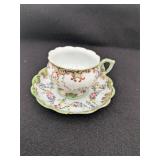 Antique Nippon Delicate Teacup Saucer