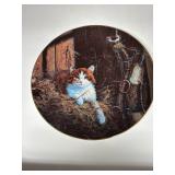 Lowell Davis Cat  Friends of Mine Plate