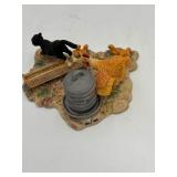 Fox Fire Farm 84 Chicken Dog Figurine Lowell Davis