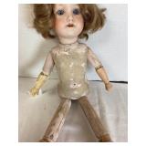 #6 Armand Marseille German 15" Bisque Wood Doll