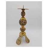7:4 Ornate Brass Candlestick