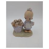 Precious Moments Signed Sam Butcher Cheerful Giver