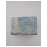 Blue Incolay Lighthouse Sailboat Trinket Box