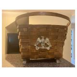Vintage Basket w/ Eagle Medallion