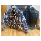 (2) Ladies Puffer Coats - L