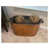 Antique Copper Wash Basin