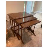 3pc Wood Stacking Tables