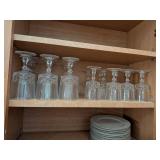 Large Set Crystal Bar Glasses
