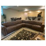 HUGE Electric Reclining Sectional Couch LIKE NEW!