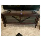 Wood & Glass TV Stand