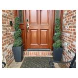 2 Topiary Faux Planters