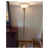 Brass Torch Floor Lamp