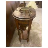 Vintage Cigar Humidor Ashtray Stand