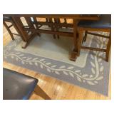 5 x 7 Gray & Beige Area Rug
