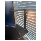 Pair LED Office Wireless Charger Desk Lamps
