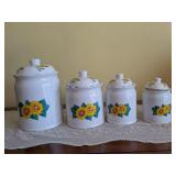 Sunflower Canister Set