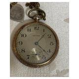 Vintage Waltham 17 Jewel Pocket Watch WORKS