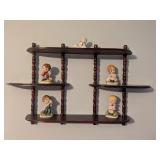 Wall Shelf w/ Figurines