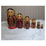Wooden Russian Nesting Dolls