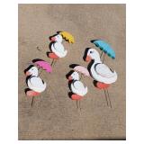 Wooden Ducks Geese Garden Art