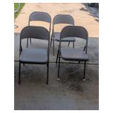 4 Folding Chairs