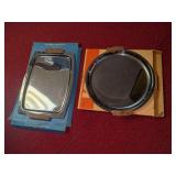 2 Vintage Silver Plate Serving Trays