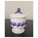 Vintage HP Grapes Jelly Jar