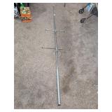 Vintage Mid Century Tension Rod Towel Bar