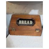 Vintage Wooden Farmhouse Bread Box