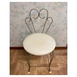 Small Vintage Vanity Stool
