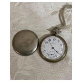 Waltham Silver Tone 17 Jewel Pocket Watch