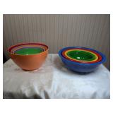 2 Mixing Bowl Sets PYREX