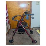 #2 Folding Walker w/ Seat